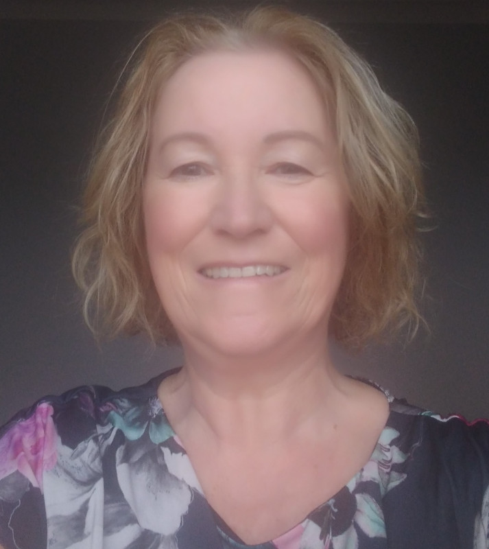 Portrait of Annette Cooper she/her Access for disabled clients.